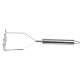 İnox Paslanmaz Metal Patates Ezici Püre Yapıcı 27 cm - 4