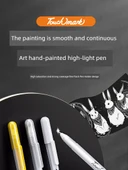 Gümüş Vurgulayıcı Kalem 12 Paket - 7