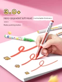 Küçük Aslan Akrilik Marker Kalem Seti - 24 Renk - Akıllı Mürekkep Kontrol - Büyük Kapasite - 4