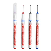 Uzun Uçlu Yağlı İşaretleme Kalemi - Kırmızı, Siyah, Mavi - 16 Adet - 4