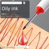 Uzun Uçlu Yağlı İşaretleme Kalemi - Kırmızı, Siyah, Mavi - 16 Adet - 2