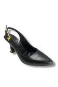 C-Shoes J800-25 Arkası Açık İnce Topuk Kadın Stiletto - 4