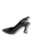 C-Shoes J800-25 Arkası Açık İnce Topuk Kadın Stiletto - 6