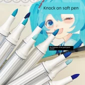 Akrilik Marker Kalemi - [Renkli Siyah Serisi 9 Renk] Yeni Renkler - 5