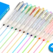 Morandi Macaron Yüksek Belirleyici ve Retro Kalemler - Hafif Retro Mori 5 Renk - 5