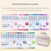 Akrilik Marker Kalemi - [63 Renk Profesyonel Boyama Takımı] B - 1