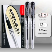 Jel Kalem - 12 Siyah Kalem - 0.7mm - 1