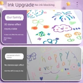 Fluoresan Kalem Seti - 8 Renk Stereo Jel Kalem + 8 Renk Kontur Kalem + 8 Renk Flash Jel Kalem thumbnail 5