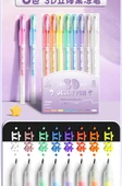 Fluoresan Kalem Seti - Flash Çift Hat Kontur Kalem [12 Renk Set] 12 Adet - 10