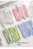 Jel Kalem Seti - Yeşil A - 0.5mm - 5 Adet + Yeşil B - 5 Adet + Pembe B - 5 Adet - 9
