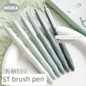 Fırça Kalem 0.5mm Hızlı Kuruyan Jel Kalem - 6 Adet Gradyan Pudra thumbnail 10