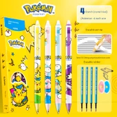 Silinebilir Jel Kalem - 0.5mm - 4+10 Kristal Mavi - Silinebilir Silgi - 1