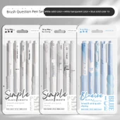 Jel Kalem Seti - Beyaz A - 0.5mm - 5 Adet + Beyaz B - 5 Adet + Mavi A - 5 Adet - 1