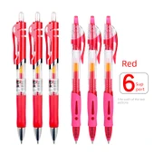 Kırmızı Jel Kalem - [Klasik Baskı Kombinasyonu] 6'lı Paket - 1