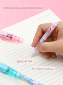 Gizli Mürekkep Kalemi - Pembe/Uzay Ayısı (1 set) - 5
