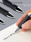 Hızla Kuruyan 0.5mm Jel Tükenmez Kalem - 3 Siyah (20 Siyah Yedekle) - 4