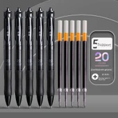 K35 Basmalı Jel Kalem - Cool Siyah K35 - 5+20 Chenguang G-5 Siyah Makaralar thumbnail 1