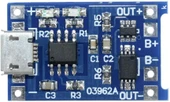 TP4056 Micro USB 1S 3.7V LiPo, Li-ion Pil BMS Korumalı Şarj Devresi - 10 Adet thumbnail 6