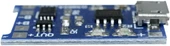 TP4056 Micro USB 1S 3.7V LiPo, Li-ion Pil BMS Korumalı Şarj Devresi - 10 Adet thumbnail 3