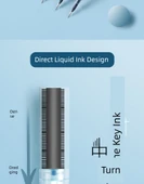 Hızlı Kuruyan Kalem - Siyah Mürekkep - 0.5mm - 20 Adet - Düz Mürekkep - 12