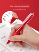 Hızlı Kuruyan Küçük Kırmızı Kalem - 1 Kutu/5 Adet - 0.5mm - 6