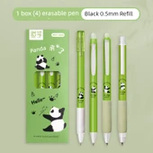 Silinebilir Jel Kalem 0.5mm - Panda Siyah - 1