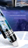 Silinebilir Jel Kalem - Kristal Mavi - 2 Adet - Silinebilir Lastik - 12