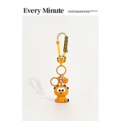 Oturmuş Garfield PVC Anahtarlık - Rahat - 1