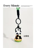 Işıklı Lotus Panda Anahtarlık - Lotus Tilkisi - 5