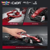 Alfa Romeo F1 Yarış Araba Modeli - Kırmızı - 1:24 Ölçek - 283 Parça - 5