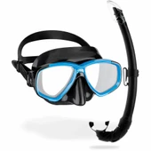 Cressi Perla Maske Mexico Şnorkel Seti  BLACK-BLUE - 1