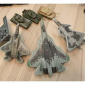 Askeri Yapı Blokları Modeli - Siyah Zırhlı Araç Hediye Kutusu İnsanlı - 4