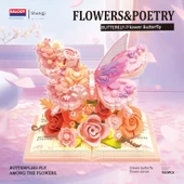 Kelebek Çiçek Yapı Blokları - Müzik - Kiraz Çiçeği Aşkı (Toz Kapağı + Atmosfer Lambası) - 2