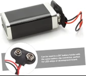 9V Pil Yuvası Yatağı Başlığı 9V Batarya Bağlantı T-Tipi Konnektör Klips - 10 Adet thumbnail 7