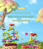 Çocuklar için Çiçek Düzenleme Yapı Blokları - DIY Çiçekler (108 Parça) - 7