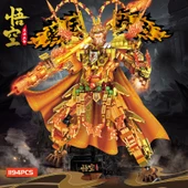 Efsanevi Yarı Mekanik Mecha-Guan Yu Yapı Bloğu Modeli - 664 Parça - 4