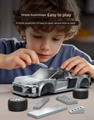 1:24 Audi R8 Yapı Blokları Spor Araba Modeli - 199 Parça - Eğitici Oyuncak - 11