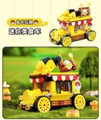 Pokemon [Shunfeng Express] Küçük Ateş Ejderha Hot Pot Restoranı Mini Elf Golf Arabası Yapı Blokları Oyuncak - Küçük Ateş Ejderha Restoranı thumbnail 11