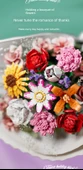 DIY Çiçek Yapı Blokları - Portakal Zambak - Saksılı - 11