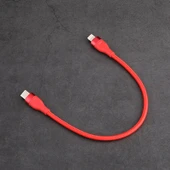Çift Type C Hızlı Şarj Kablosu - 0.25M Yeşil - 5
