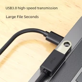 USB 3.0 Uzatma Kablosu - 5m - Sağ Eğilimli Hızlı Veri Aktarımı - 3