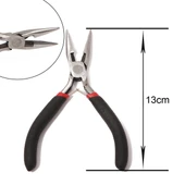 Karbon Çelik El Aleti Pense - Siyah Saplı Uç (Dişsiz) 13cm - 1