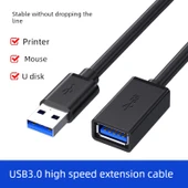 USB 3.0 Uzatma Kablosu - 5m - Sağ Eğilimli Hızlı Veri Aktarımı - 2