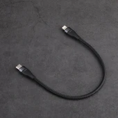 Çift Type C Hızlı Şarj Kablosu - 0.25M Yeşil - 4