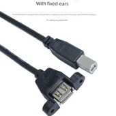 USB Dişi Kare Yazıcı Kablosu - Düz Baş - 1m - 5