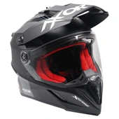 AXOR VİZÖRSÜZ X-CROSS SC KASK SİYAH - 1