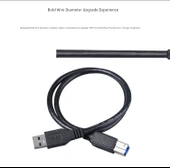 USB 3.0 Veri Kablosu - 0.5m - USB3.0 Arayüzü - 12