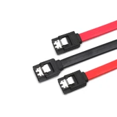 Yüksek Hızlı SATA 3.0 Veri Kablosu - Çift Yaylı Kırmızı 50cm - 2