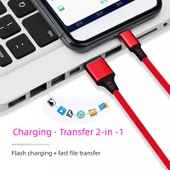 2M Gümüş Gri USB-C Kablo - Apple 15/16 Hızlı Şarj 60W - 5