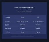 HDMI HDMI Kablo - 5m - Siyah - 9